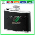 Accept small order stainless steel hip whisky flask